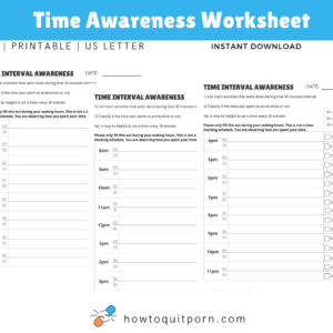 Time Awareness Worksheet